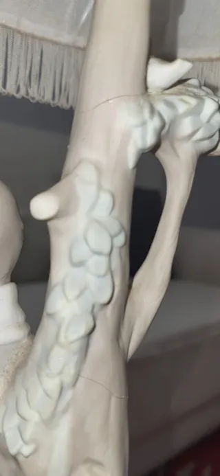 Lámpara Vintage Porcelana Española