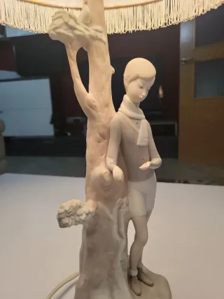 Lámpara Vintage Porcelana Española