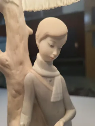 Lámpara Vintage Porcelana Española