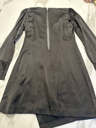 Abito Zara effetto raso nero