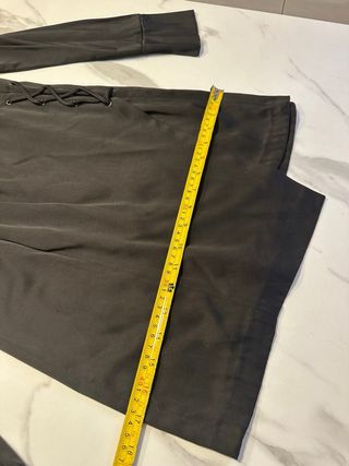 Abito Zara effetto raso nero