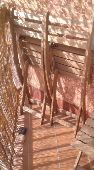 4 Sillas Plegables Madera Askholmen Ikea