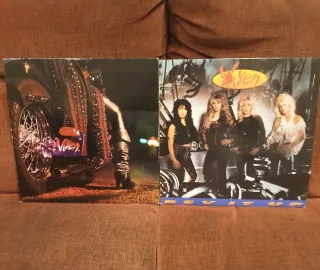 LOTE CON 2 VINILOS DE VIXEN - VIXEN Y REV IT UP