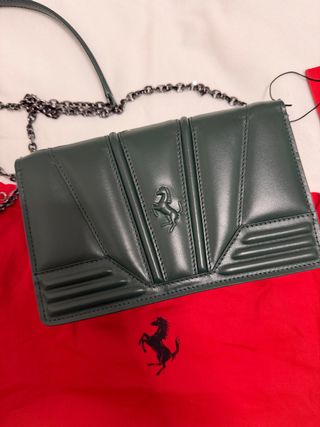 Borsetta Ferrari GT Verde