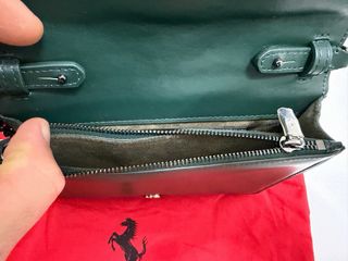 Borsetta Ferrari GT Verde