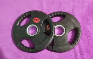 2 discos de pesa 5kg