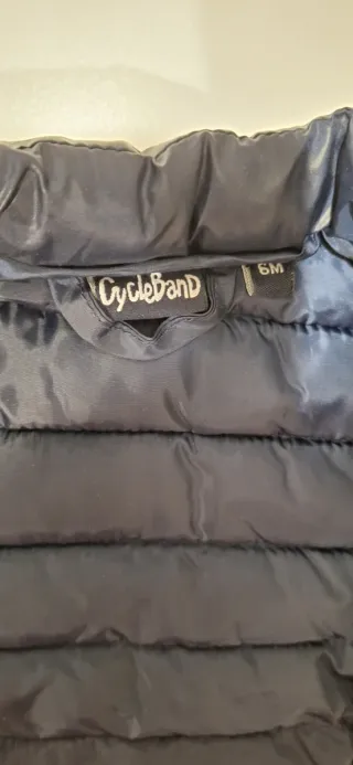 Giubbotto blu 6 mesi (62cm) con zip