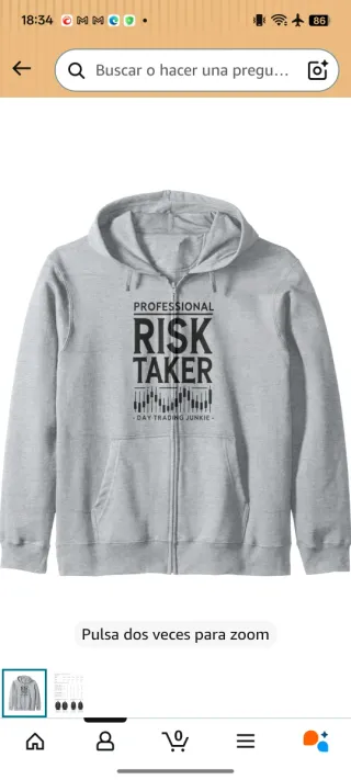 Sudadera Professional Risk Taker