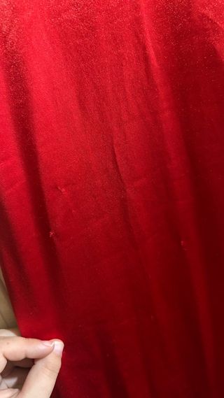 Vestido de noche rojo