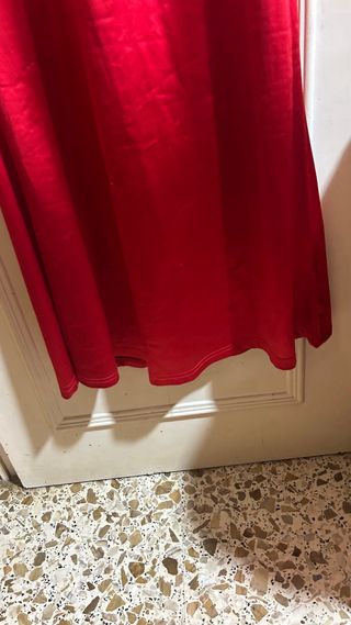 Vestido de noche rojo