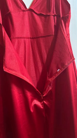 Vestido de noche rojo