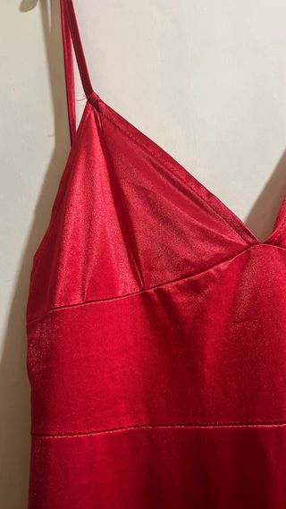 Vestido de noche rojo