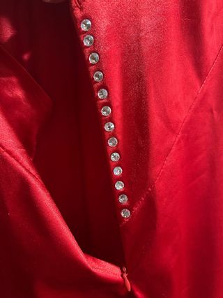 Vestido de noche rojo