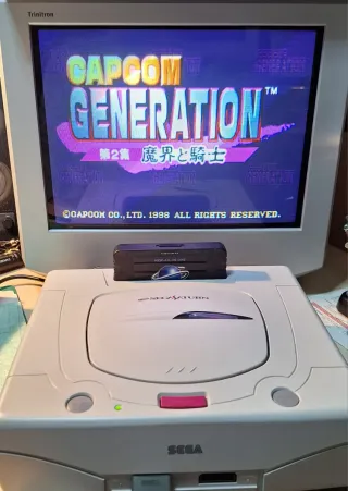 Consola Sega Saturn + 3 Juegos