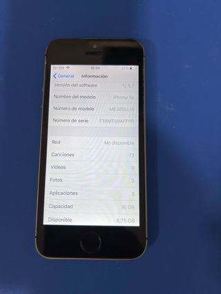 iPhone 5S Plata con caja