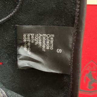 Guanti in pelle Ferrari neri