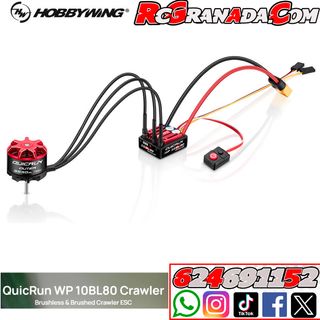 Variador Hobbywing QuicRun WP 10BL80 Crawler