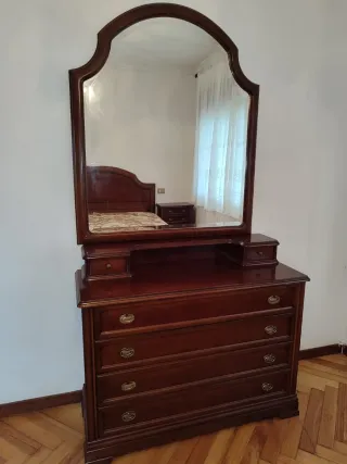 Dormitorio completo madera