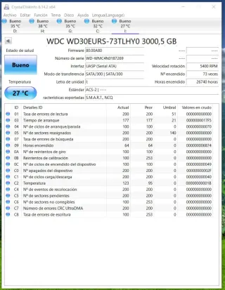 3 Discos Duros Internos 3TB 3.5 SATA