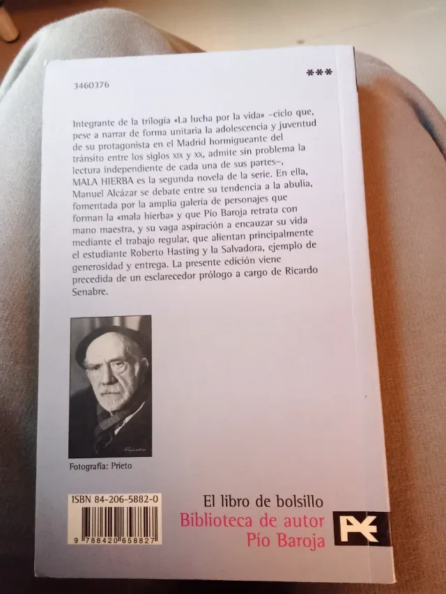 Pio Baroja. Mala hierba y Aurora Roja