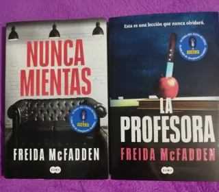 Libros Freida Macfadden. La profesora. Nunca mient