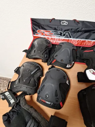 Protecciones SEBA para patinar