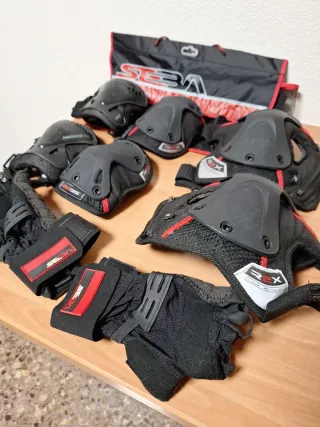 Protecciones SEBA para patinar
