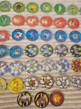 Lote 63 Tazos Pokémon 2