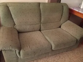 Sofá Cama 2 Plazas Tela Azul