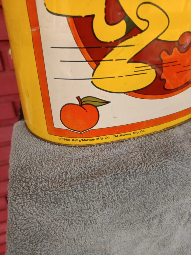 Papelera Pac-Man Midway 80s