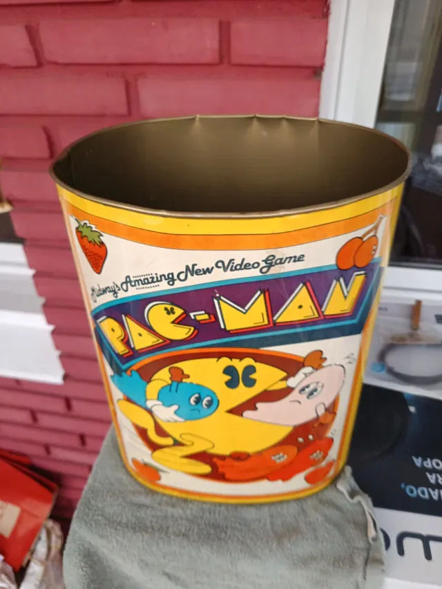 Papelera Pac-Man Midway 80s