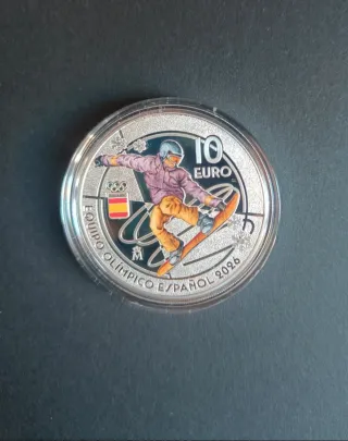 Moneda 10€ Plata PROOF  Equipo Olímpico 2026