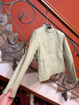 Giubbino Biker donna vera Pelle Vintage