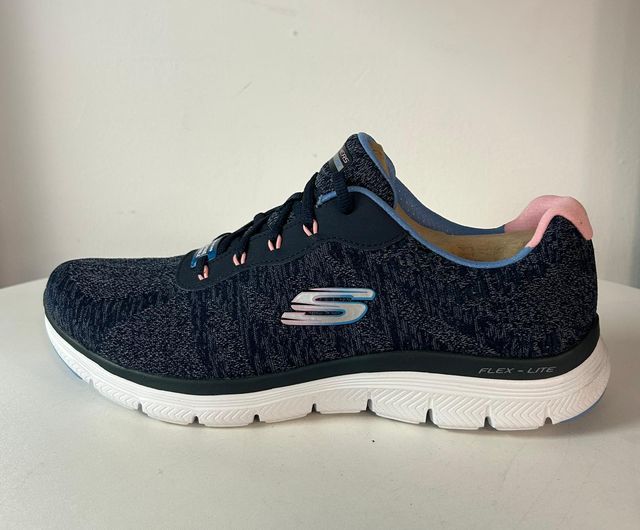 Zapatillas Skechers Flex Appeal Azul/Rosa - miniatura 2