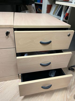 Cajonera de oficina 2 módulos