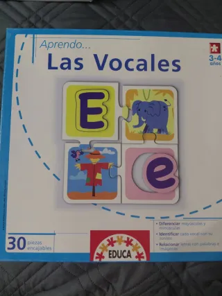 Puzzle Las Vocales Educa 30 Piezas