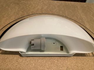 Applique in vetro bianco