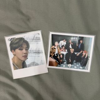 Photocard Jimin y Grupal BTS Wings