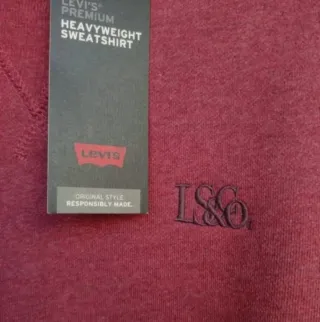 Sudadera Levi's burdeos Nueva