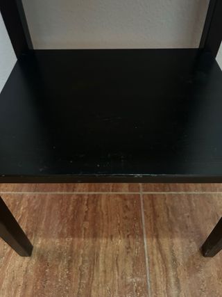 Mesita de noche/recibidor negra