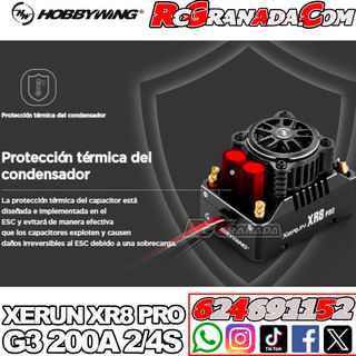 Variador Hobbywing Xerun XR8 Pro G3 200A