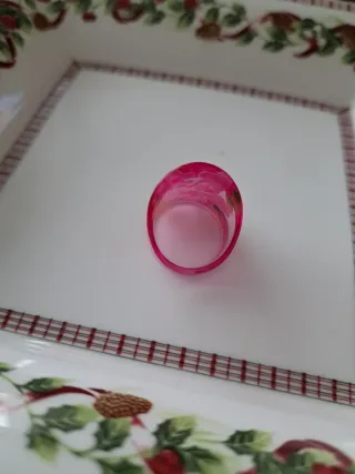 Anillo Flor Pintada a Mano