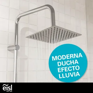 Juego Ducha EISL Showerstar Termostático Cromado
