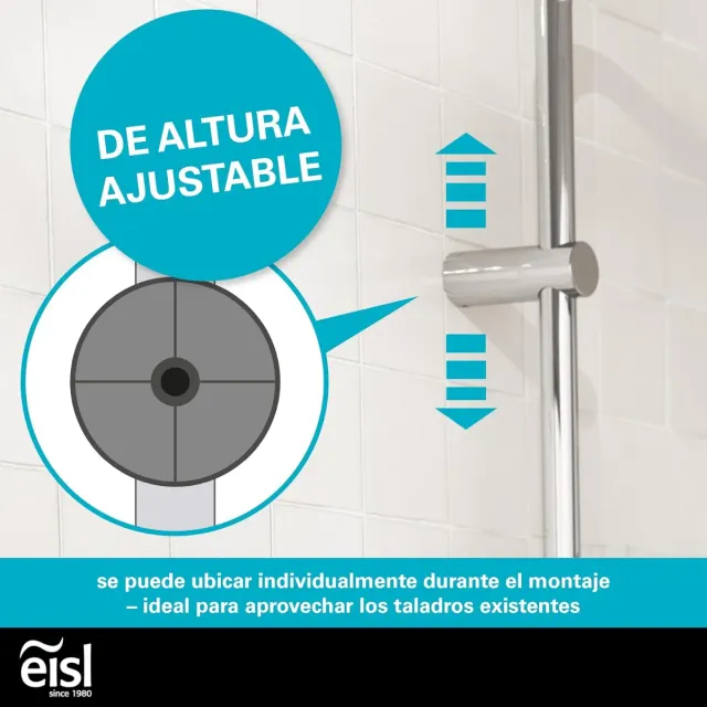 Juego Ducha EISL Showerstar Termostático Cromado