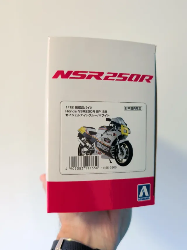 Maqueta Aoshima Honda NSR 250 R SP, 1988. Diescast