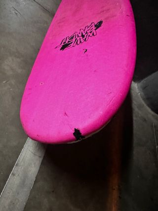 Tabla de surf rosa Wave Bandit 8'