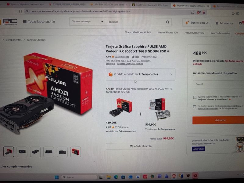 Sapphire Radeon RX 9060 XT 16gb afbeelding 4