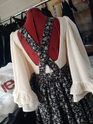 Vestido Rociero Flamenca Talla 38 aprox