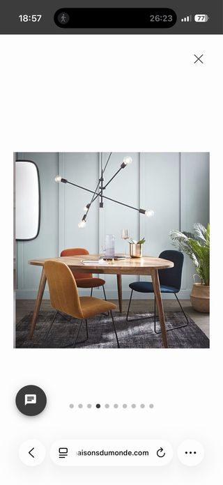 Tavolo da centro Maison du Monde in legno