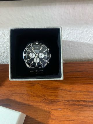 Reloj Derek Maddox Cronógrafo Negro/Plata